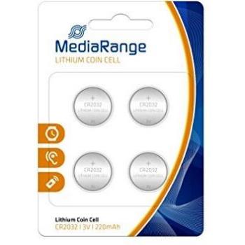 0 Mediarange CR 2032 Lithium Knopfzelle Batterien im 4er Blister