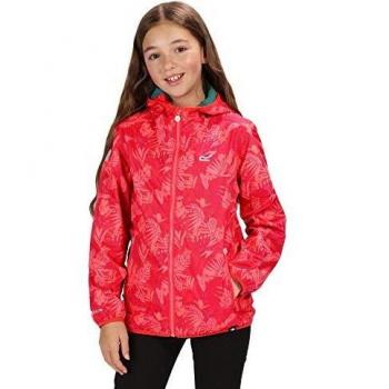 Regatta S Coral Blush Kinderjacke, Kapuzen­modelle, leichte Wasserdichte