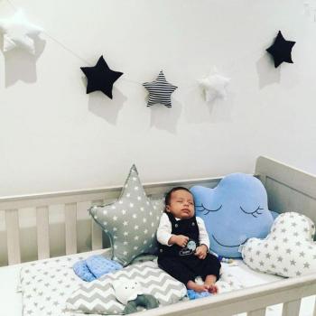Weihnachtsdeko für das Babyzimmer im nordischen Design
