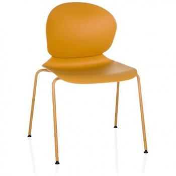 Silla Plástica Amarilla 4Patas