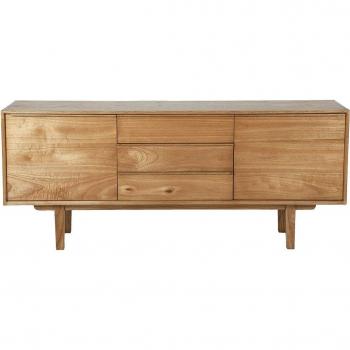 Buffet à table berah getah, bois Mindi massif 180 cm