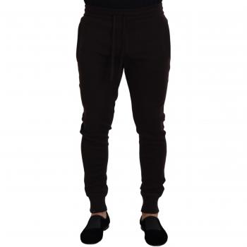 Dolce & Gabbana Men's Brown Cashmere Sweatpants