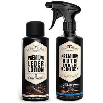 Premium Auto Innenraumpflege Set | Leder Lotion und Innenraum Reiniger 500ml