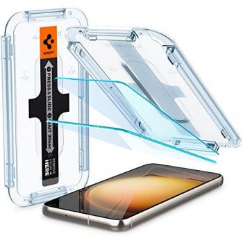 Verre trempé Spigen – Glas.TR Ez Fit – 2×0,2 mm – Résistance 9H – Transparent – Compatible Galaxy S23