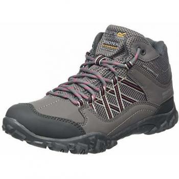 Women's Regatta Womens Edgepoint Waterproof Fabric Walking Boots Grey 7