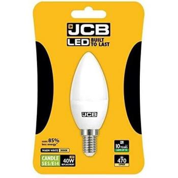 JCB LED Candle 470lm Opal 6w E14 2700k