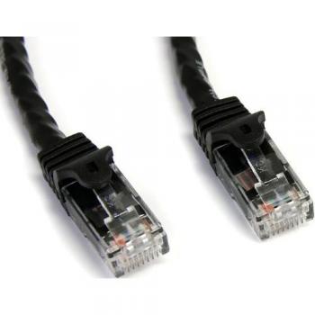 75‑Foot Snagless Cat6 Patch Wire – Black