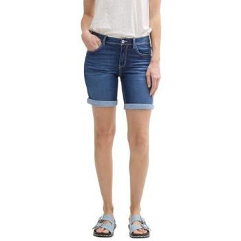 Tom Tailor Damen Shortjeans ALEXA – Dunkelblau, 28 Größe
