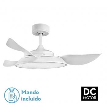 Ventilador DC Sierra 40W Blanco con 3 Aspas y Temporizador