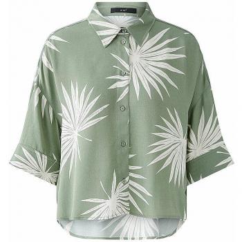 Damen-Ouí Khaki-Bluse mit überschnittenen Schultern, 34
