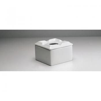 Caja de 6 Ceniceros de Agua 9×9 cm, Blanco