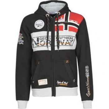 Felpa con cappuccio e zip Geographical Norway Flyer