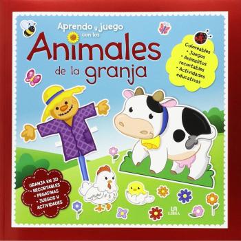 Aprendo y Juego con los Animales de la Granja (Stickers & Press Out)