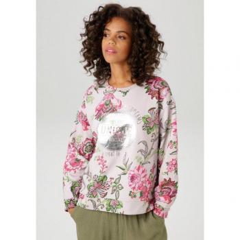 Hüftbedeckendes Aniston Casual T-Shirt im extravaganten Floralen Design