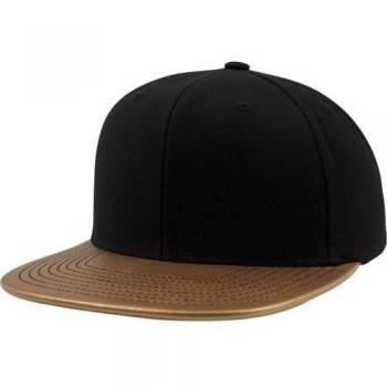 Casquette Snapback Flexfit à visière métallique One Size rouge