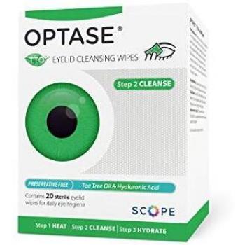 Tired and Dry Eye Relief Eyelid Wipes with Tea Tree Oil