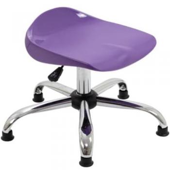 TC Office Titan Swivel Junior Stool with Glides 405-475mm, Purple