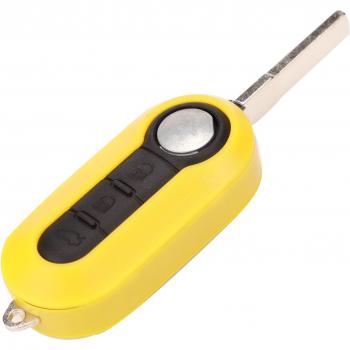 Jingyu Qin Alarma de Coche 3 Botones Shell para Lancia Ypsilon con Fob Colorado Combo