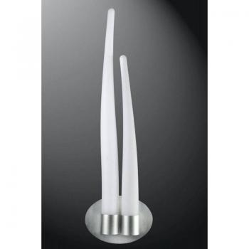 Silver Opal Estalacta Wall Lamp 2 Light GU10 for Indoor/Outdoor