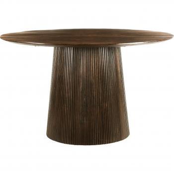 Sienne Mesa de Comedor Redonda 130 cm, Mango Tricolor