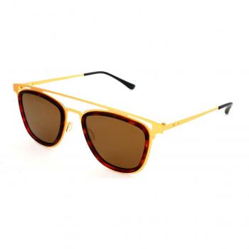 Italia I‑I MOD 0250 Thin Metal 120 GLS Geel Dames Zonnebril Luxe