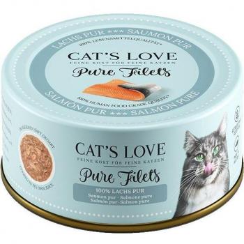 Cat's Love Pure Filets Nassfutter mit Lachs