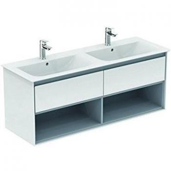 Meuble de salle de bain avec deux éviers en Connect Air