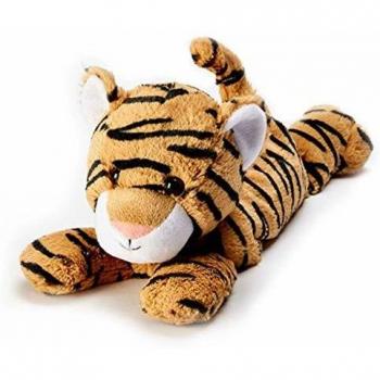 Lavender Warmies Cat – Schwarzer Plüsch, weich, mikrowellensicher