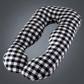 Coussin complet à carreaux pour maternité