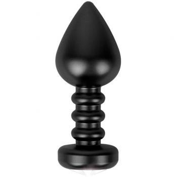 Schwarzes Anal‑Buttplug „Ouch!“ – Fashion Edition