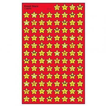 Happy Face Star Stickers for Charts