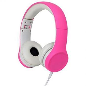 Snug Play+ Kids Headphones with Volume Limiting and Audio Sharing Port (Pink)