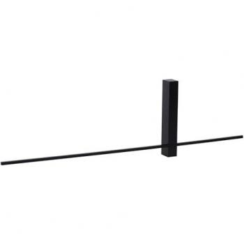 Lucide Segin Applique LED 6W, altezza 60 cm, finitura nera