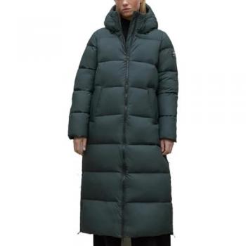 Veste femme Ecoalf Binaia, style urbain, capuchon intégré, gris anthracite – Taille S
