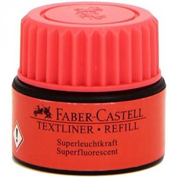 Recharge de marqueur Faber-Castell Textliner 1549, rouge fluo