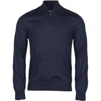 Jays Herren‑T-Shirt mit ½‑Reißverschluss in S, Schwarz