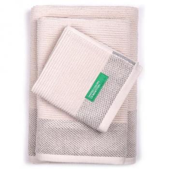 Set di Asciugamani da Bagno Casa Benetton – 450 gsm, 100% Cotone, Giallo