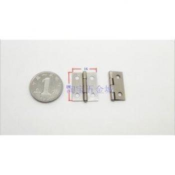 Compact 18 mm × 16 mm Stainless Steel Hinge – 6 Points