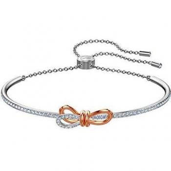 Bracciale Rigido Swarovski Lifelong Bow, Fiocco Bianco
