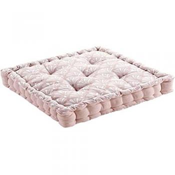 Cuscino Verde Pieno – 45×45×10 cm, Cotone Oro e Fiori