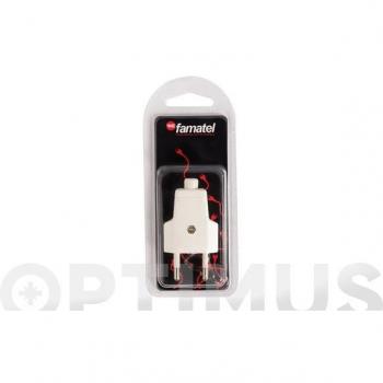 Clavija eléctrica 10A 250V FAMATEL