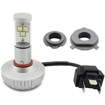 Bombilla LED Motocicleta 9003 H4/H7 30 W 6500 K Blanco