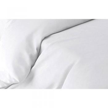 Housse de couette Anne de Solène Vexin 260x240cm blanc Percale 80F