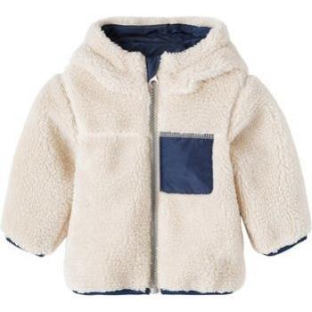 Giacca Teddy Nbmmolav White Cap Grigio