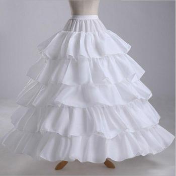 Enaguas con Capas y Volante Grande para Bodas