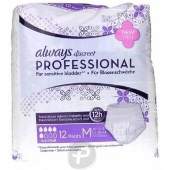 Always Discreet Professionnel Normal Taille M 12 Protections