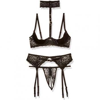 Abierta Fina Sexy Hebe, Strapsgurt und String Set