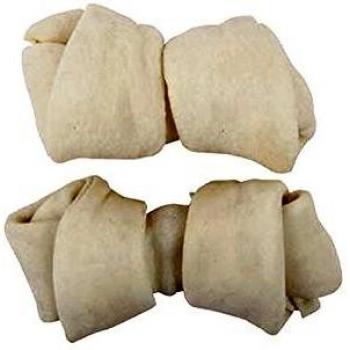 White Fuss Bone Knot (Extra Small)