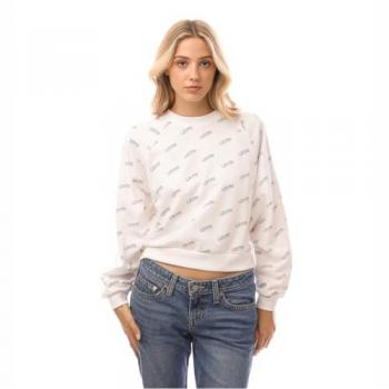 Felpa Levi's Raglan Vintage Minimal Sport AOP Bianco Luce L