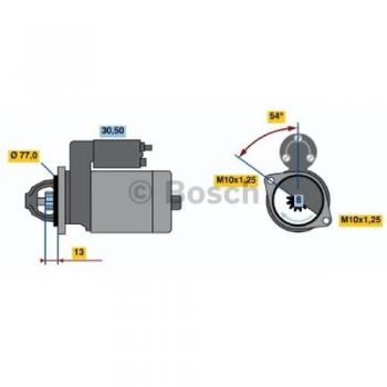 BOSCH 0 986 020 401 Starter Motor